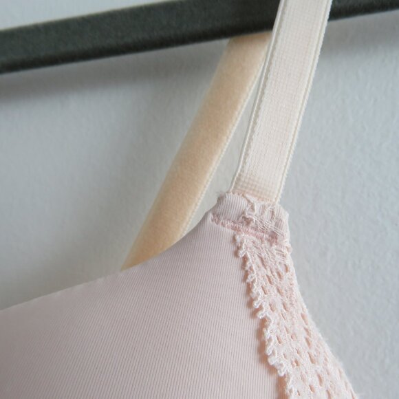 PEPPER Lift Up Lace Trim Bra in Ecru - Women's Size 34A - Picture 6 of 16